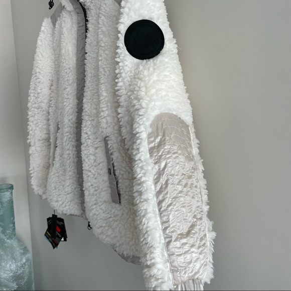 Pajar Canada Snow Winter Reversible Puffer Coat Sherpa Size L - Picture 8 of 14